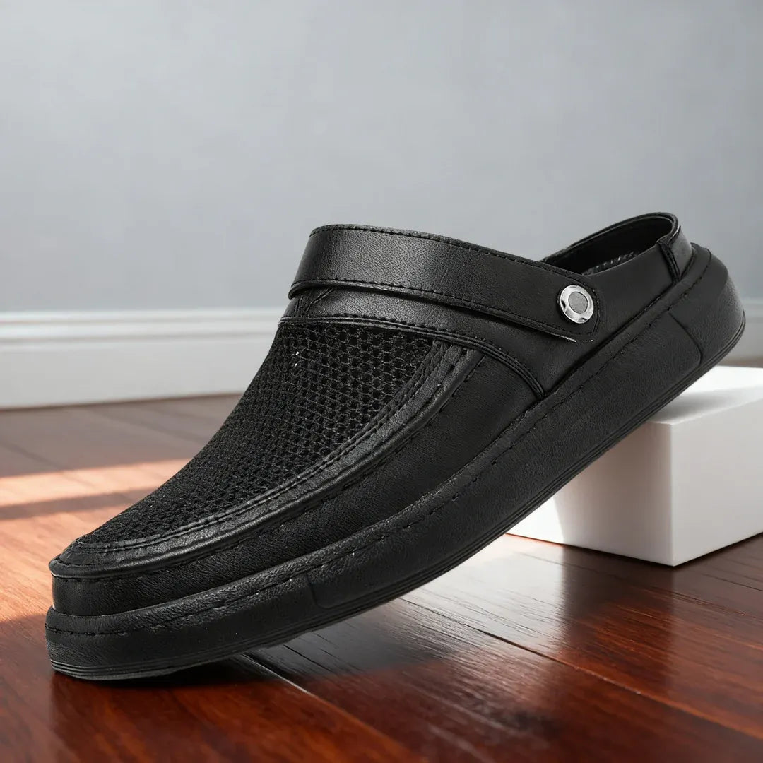 Men’s Breathable Mesh Slip-On Clog Shoes