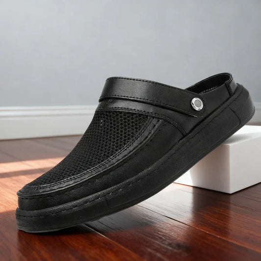 Men’s Breathable Mesh Slip-On Clog Shoes