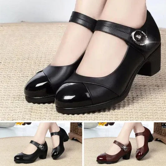 Women’s Mary Jane Comfort Low Heel Pumps
