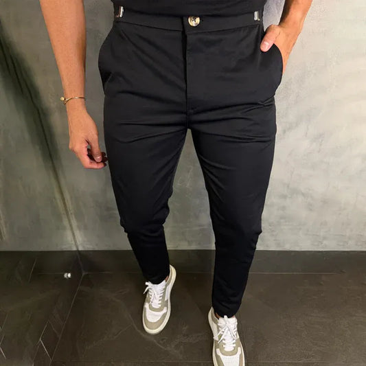Men’s Slim-Fit Stretch Casual Pants