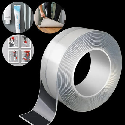 Heavy-Duty Washable Double-Sided Nano Tape