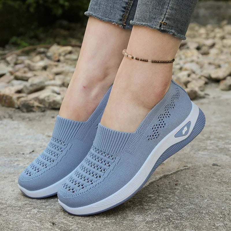 Women’s Breathable Knit Slip-On Shoes