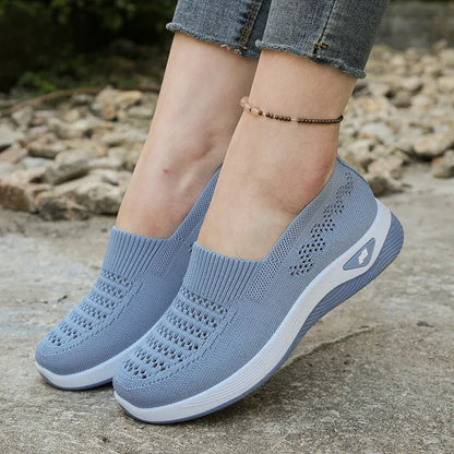 Women’s Breathable Knit Slip-On Shoes