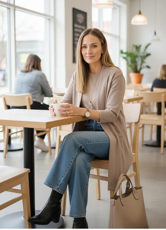 Women’s Three-Piece Cardigan Pants Set