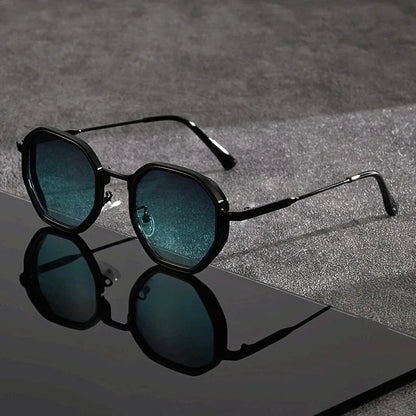 Unisex Octagonal Frame Sunglasses