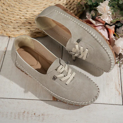 Women’s Lace-Detail Slip-On Casual Flats