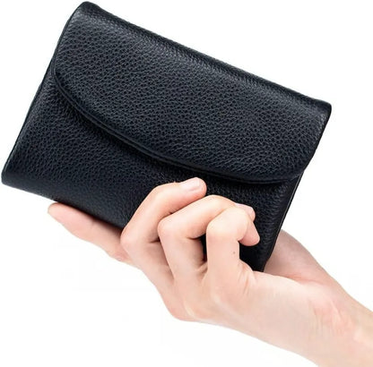 Unisex Pebble Leather-Look RFID Wallet