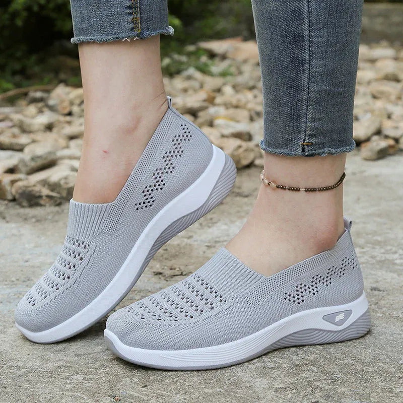 Women’s Breathable Knit Slip-On Shoes