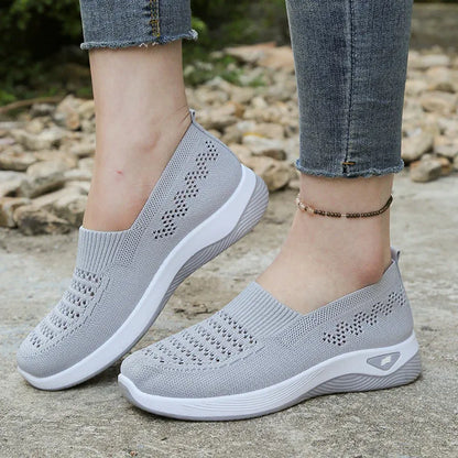 Women’s Breathable Knit Slip-On Shoes