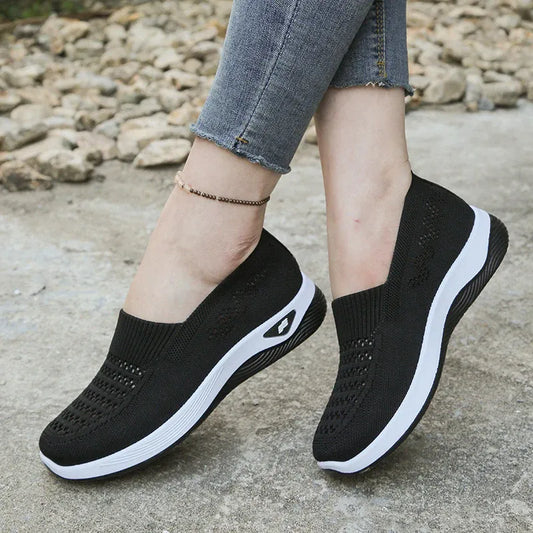 Women’s Breathable Knit Slip-On Shoes