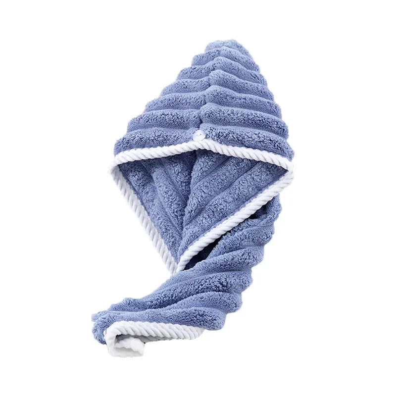 Ultra-Absorbent Plush Hair Drying Towel Wrap