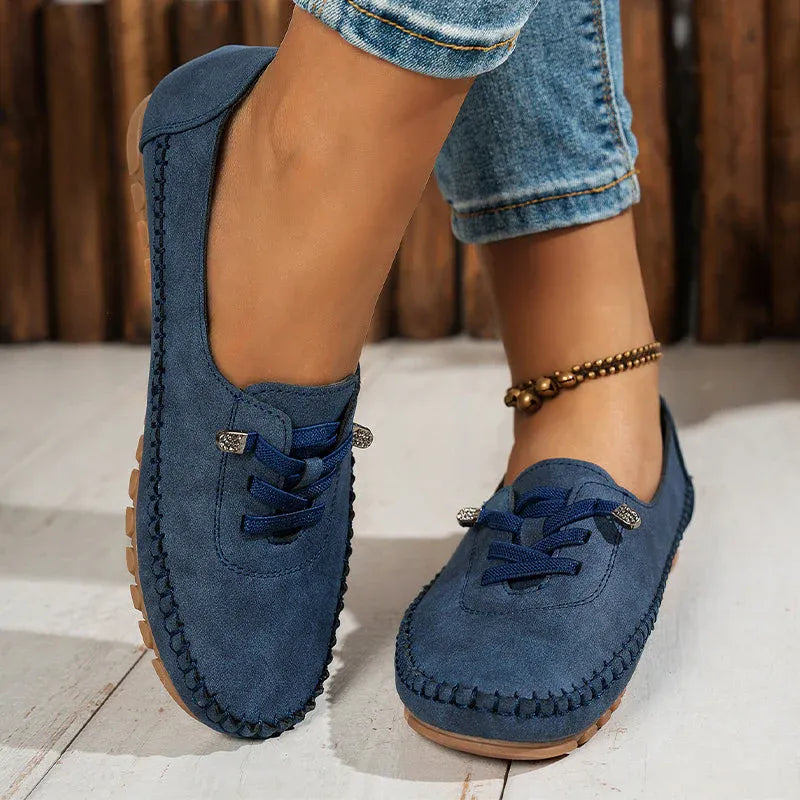Women’s Lace-Detail Slip-On Casual Flats
