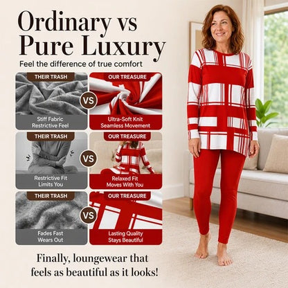 Women's Printed Tunic and Leggings Set