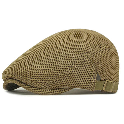 Men’s Breathable Mesh Flat Cap