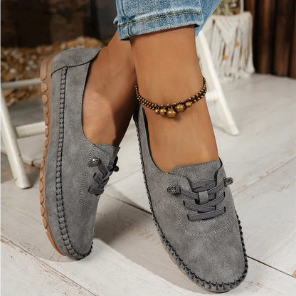 Women’s Lace-Detail Slip-On Casual Flats