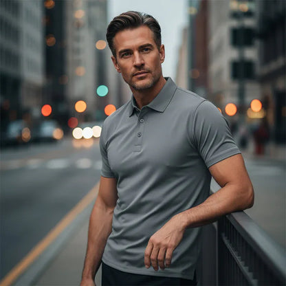 Men’s Quick-Dry Short-Sleeve Polo Shirt