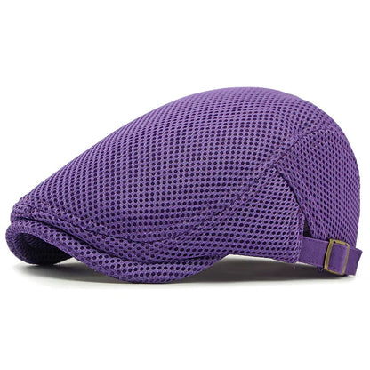 Men’s Breathable Mesh Flat Cap