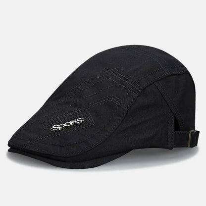 Men’s Classic Flat Cap Breathable Adjustable Hat