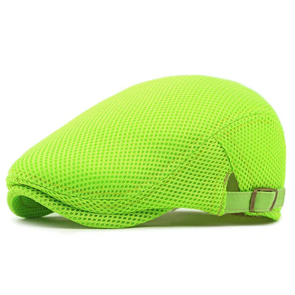 Men’s Breathable Mesh Flat Cap