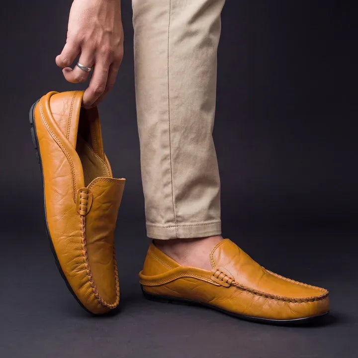 Men’s Moc Toe Slip-On Loafers