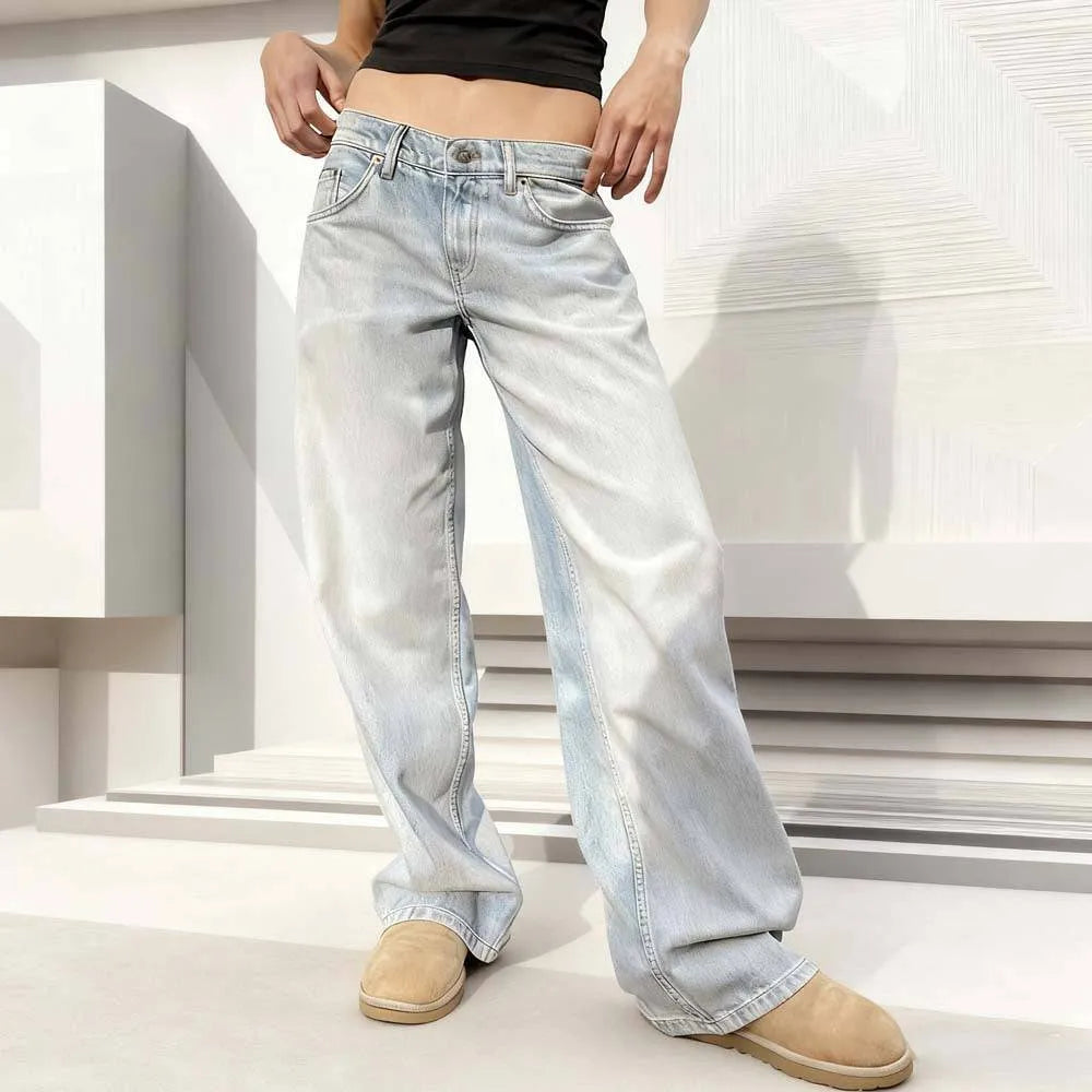 Women’s Vintage Relaxed Wide-Leg Jeans