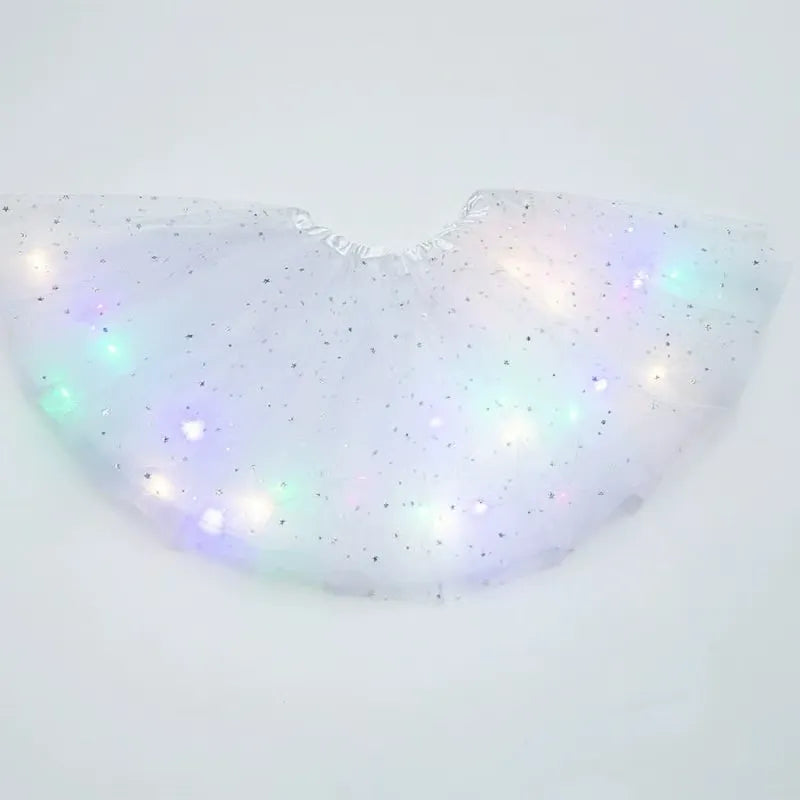 Girls’ Light-Up Star Tulle Tutu Skirt