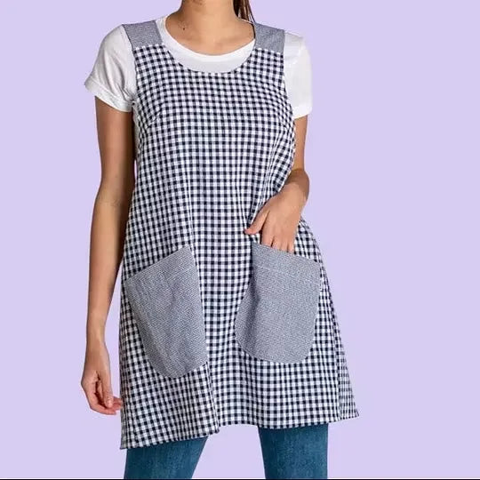 Women's Printed Cross Back Apron