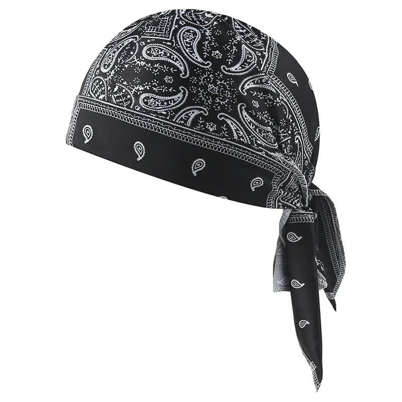 Unisex Paisley Tie-Back Sports Cap