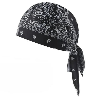 Unisex Paisley Tie-Back Sports Cap