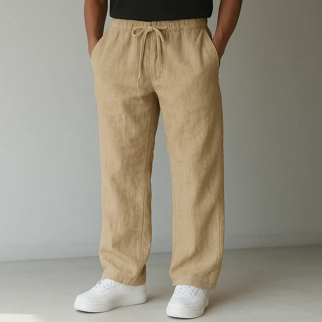 Men’s Relaxed Linen Drawstring Pants