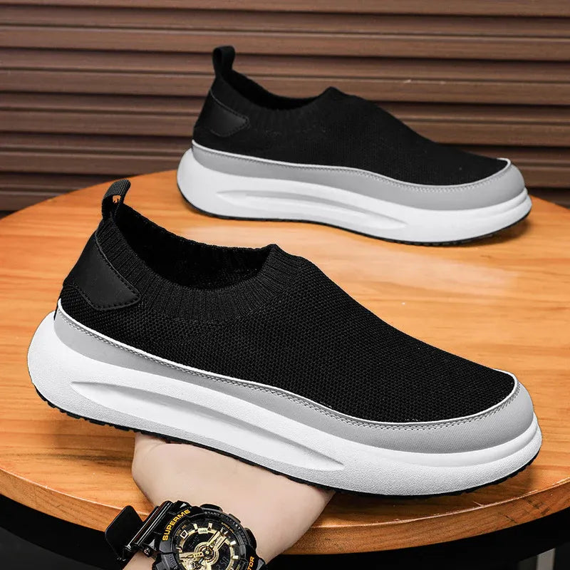 Men's Slip-On Knit Casual Sneakers