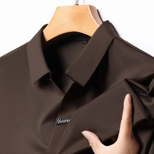 Men’s Wrinkle-Resistant Short-Sleeve Polo Shirt