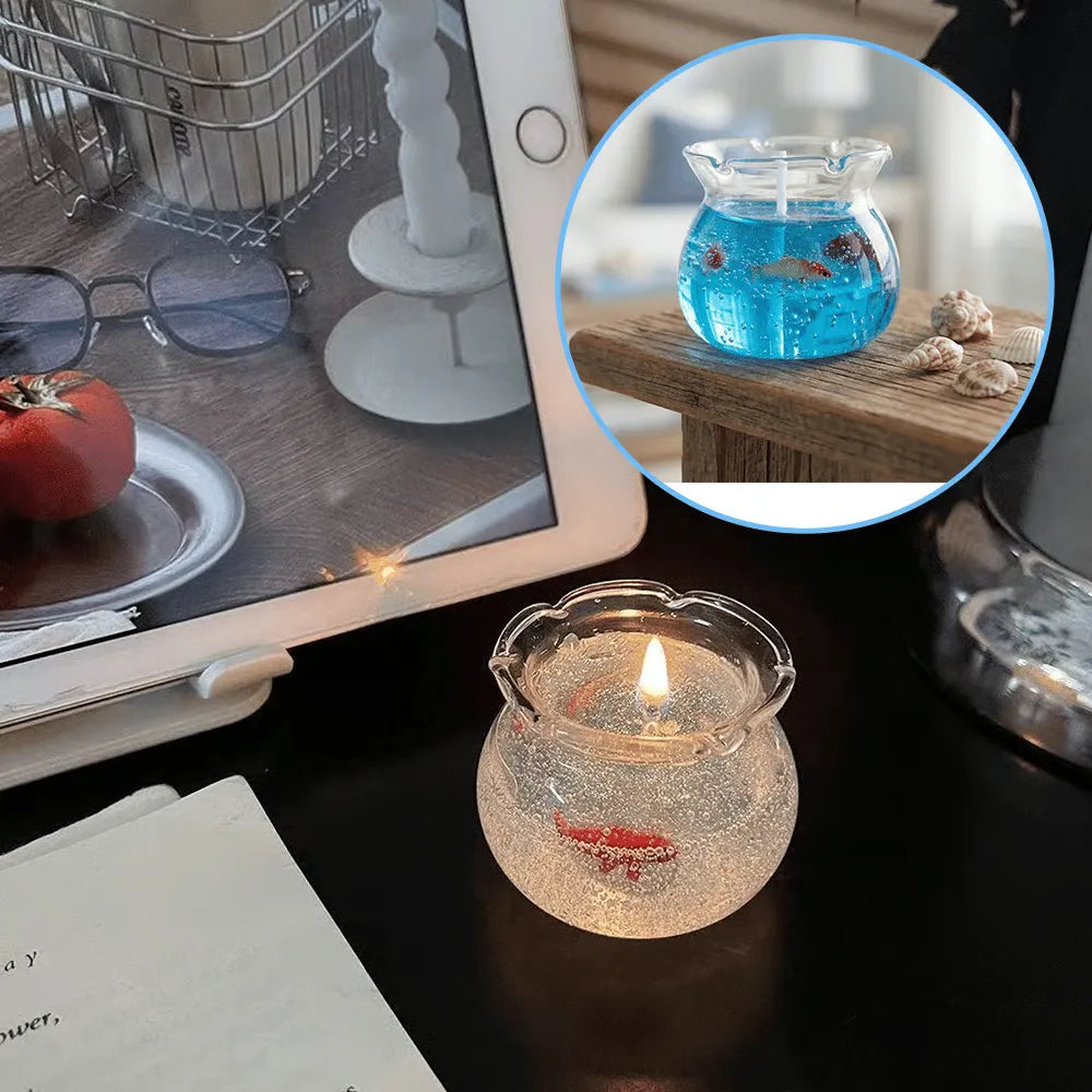 Mini Fish Bowl Glow Candle