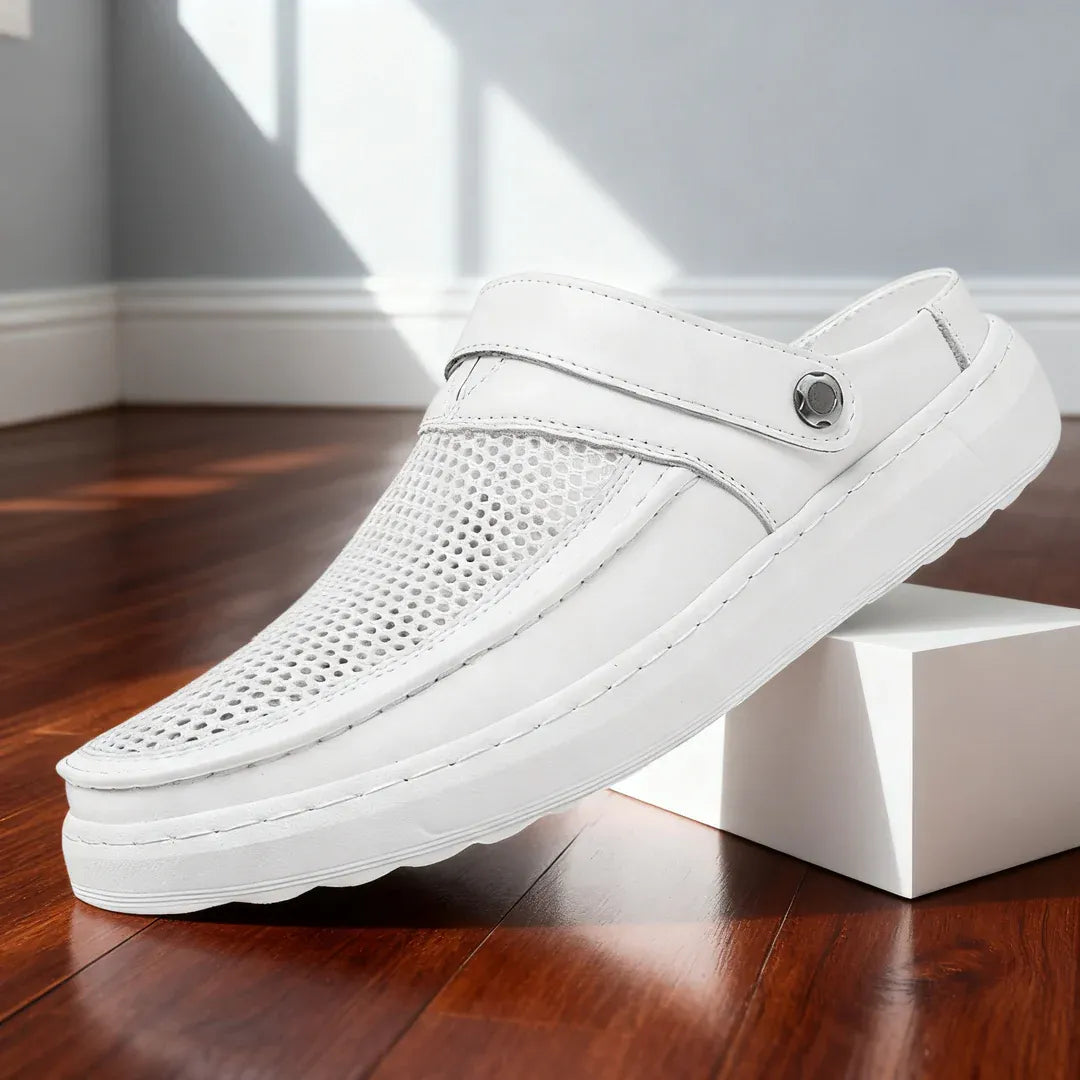 Men’s Breathable Mesh Slip-On Clog Shoes