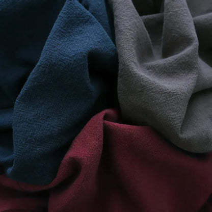 Casual Elastic Waist Cotton-Linen Pants with Pockets
