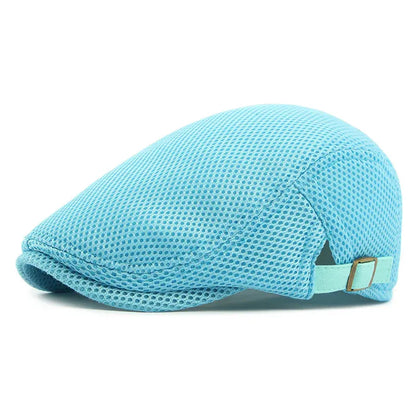 Men’s Breathable Mesh Flat Cap