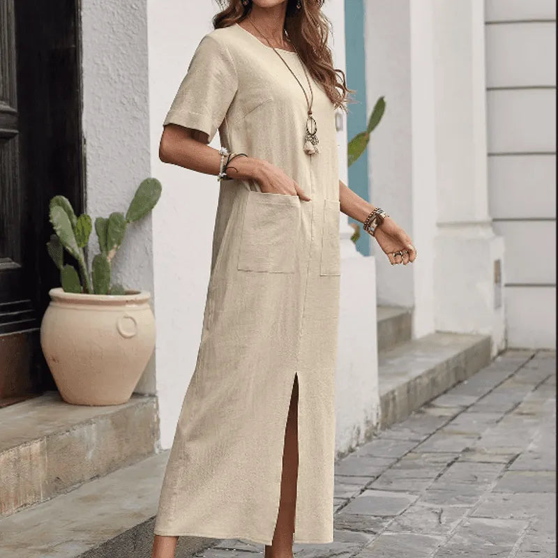 Women’s Casual Split Hem Maxi Dress