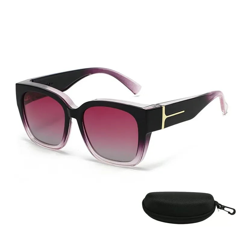 Square Frame Fashion Sunglasses