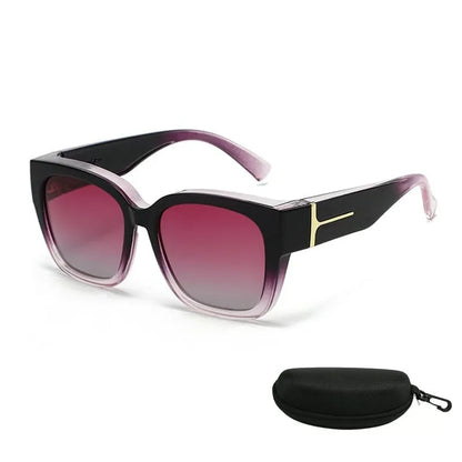 Square Frame Fashion Sunglasses
