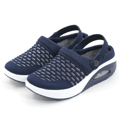Women’s Breathable Slip-On Air Cushion Walking Shoes