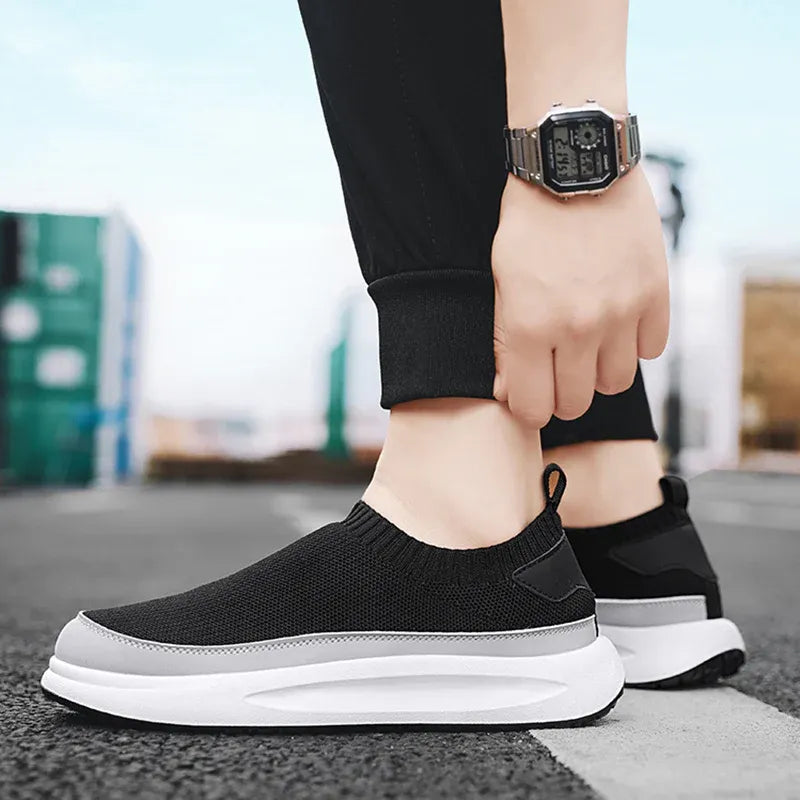 Men's Slip-On Knit Casual Sneakers