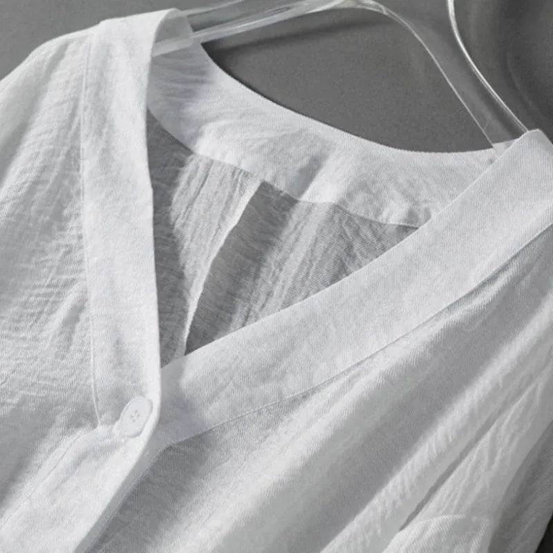 Harper Lightweight Button Front Blouse