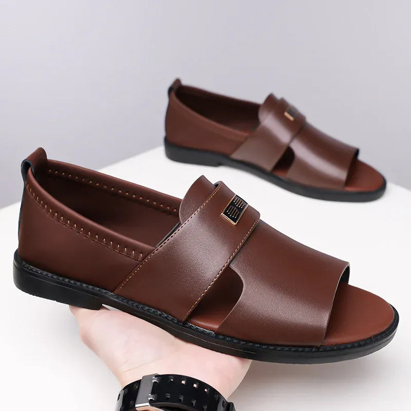 Men’s Open-Toe Slip-On Sandals
