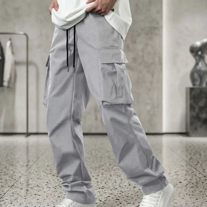 Men’s Lightweight Twill Cargo Pants with Utility Pockets