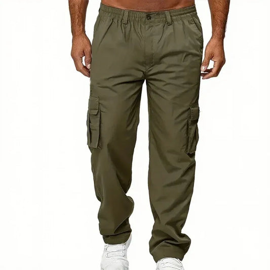 Men’s Urban Cargo Pants with Multi-Pocket Design