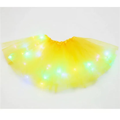 Girls’ Light-Up Star Tulle Tutu Skirt
