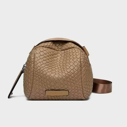 Women’s Woven-Look Shell Crossbody Bag