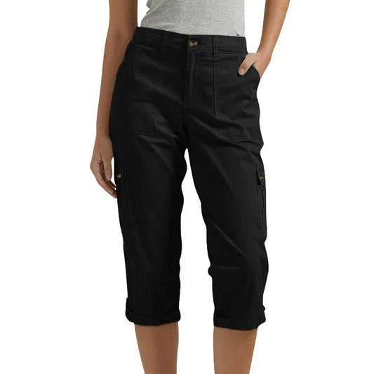 Women’s Stretch Multi-Pocket Capri Cargo Pants