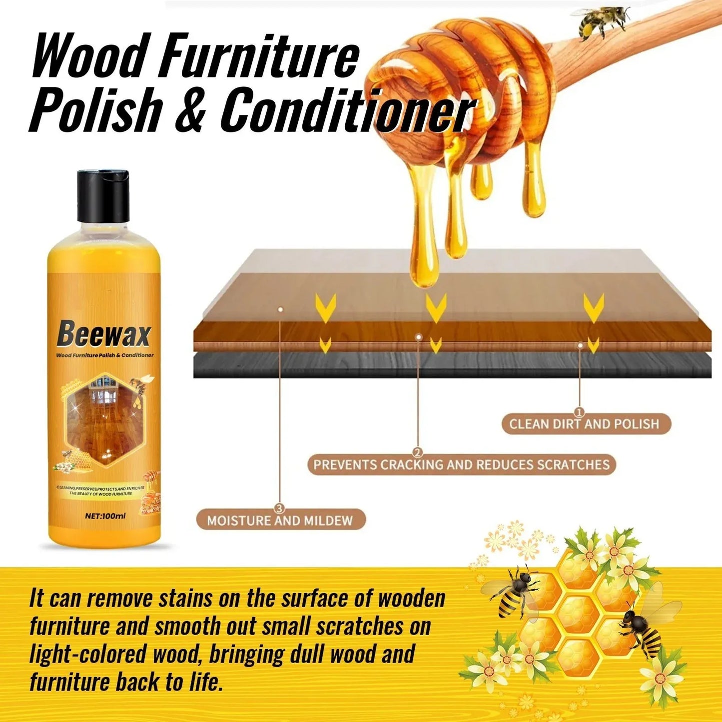 Multi-Purpose Wood Polish & Conditioning Wax