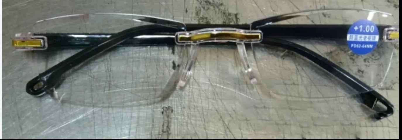 Rimless Blue Light Reading Glasses
